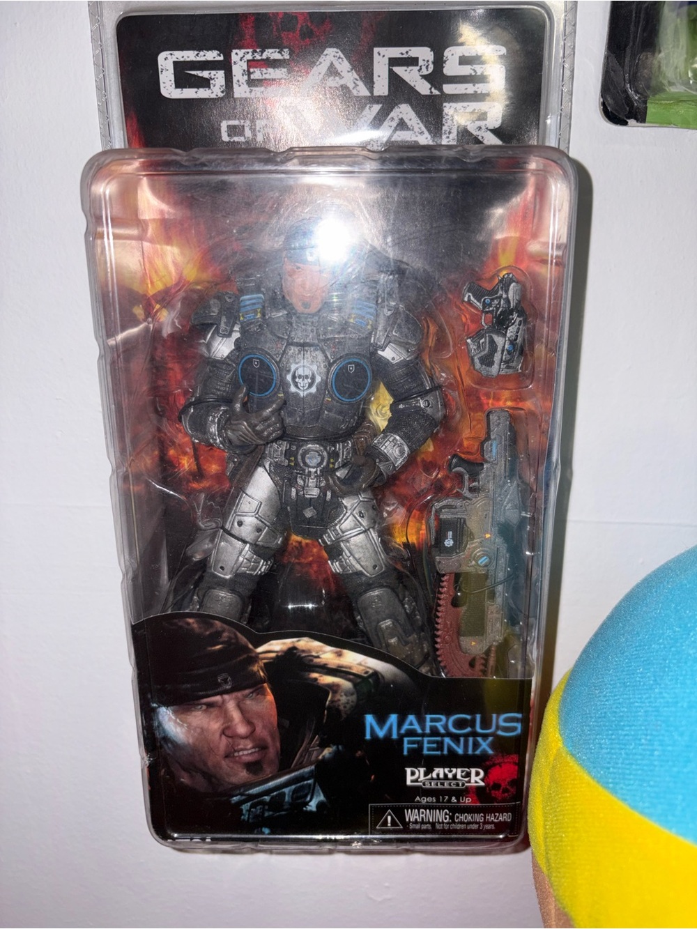 Gears of War Marcus Fenix Action Figure - Silver & Black Armor